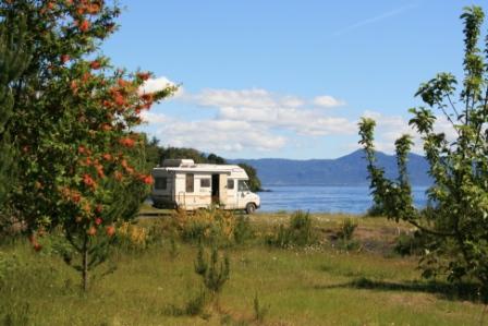 Unser Standplatz am See